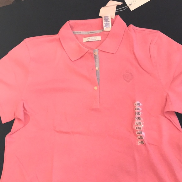 NWT Liz Wear pollo! Liz Claiborne short sleeve - Picture 1 of 6
